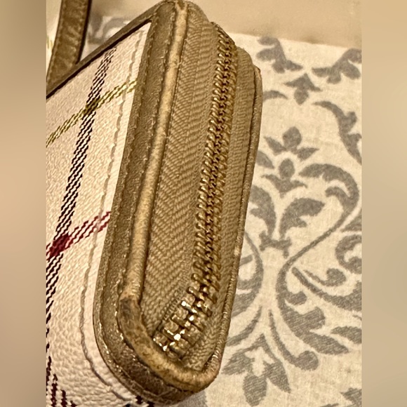 Gorgeous Coach Cream & Multicolor Tote WITH Matching Wallet - Picture 9 of 10